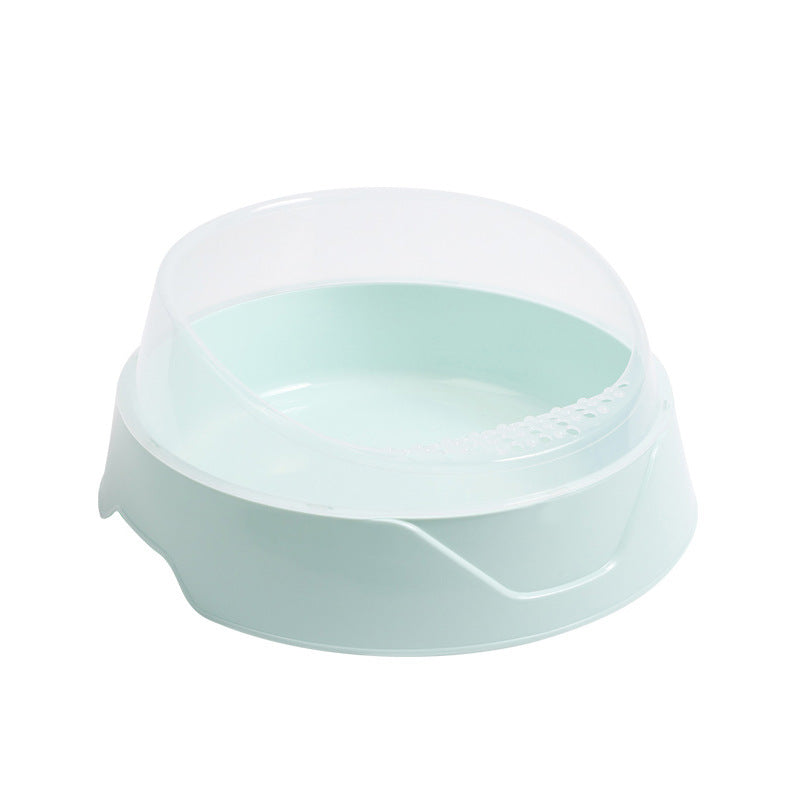 Round Odor-Proof Semi-Closed Cat Litter Box