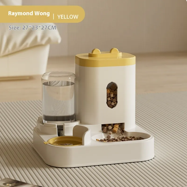 Automatic Pet Feeder and Water Dispenser Bowl – For Cats and Dogs