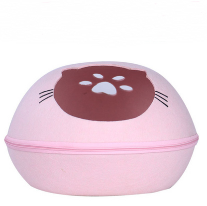 Pet House, Semi-Closed Washable Cat and Dog Bed
