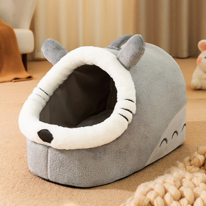 Half-Enclosed Pet House for Small Dogs and Cats