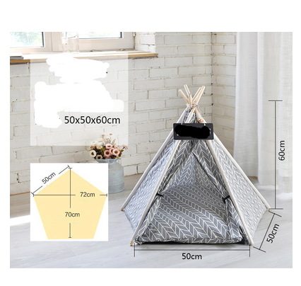 Removable Washable Cat and Dog Tent Bed