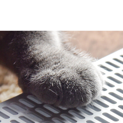 Large Semi-Closed Cat Litter Box with Removable Design
