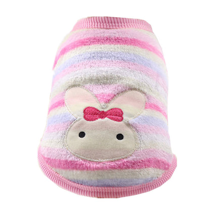 Flannel Teacup Dog and Cat Clothes for Small Pets