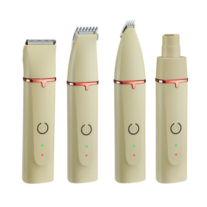 4-in-1 Electric Pet Grooming Kit for Cats and Dogs