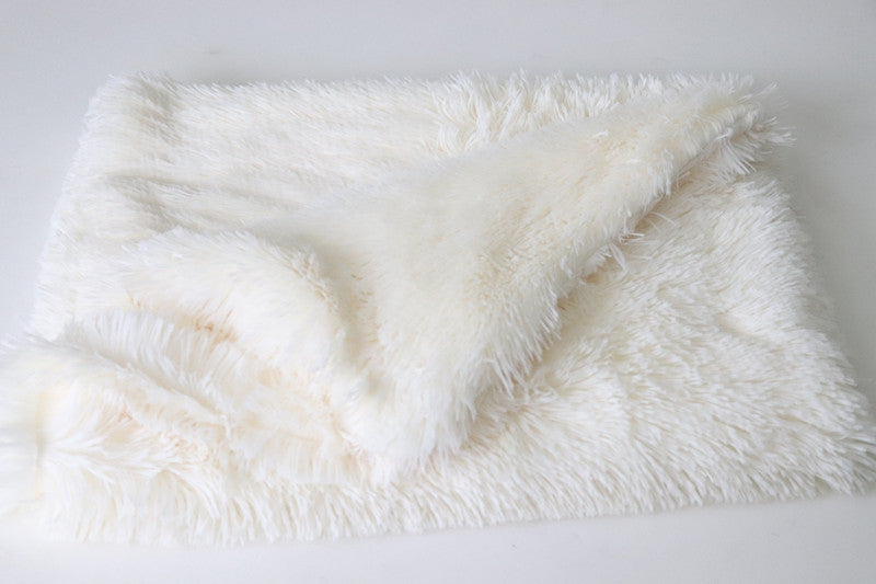 Double Layer Plush Pet Blanket for Dogs and Cats