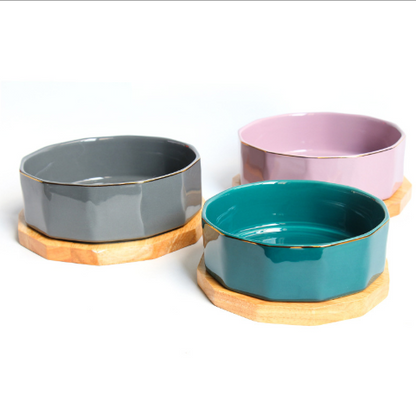 Ceramic Non-Slip Cat Bowl for Pets