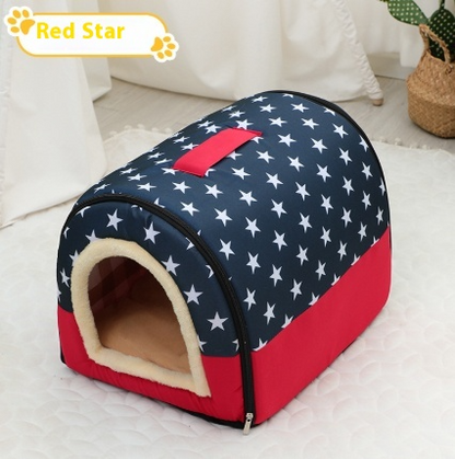 Portable Handle Pet Bed