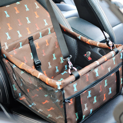 Breathable Waterproof Pet Car Seat Cover, Double Layer