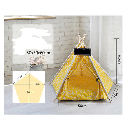 Removable Washable Cat and Dog Tent Bed