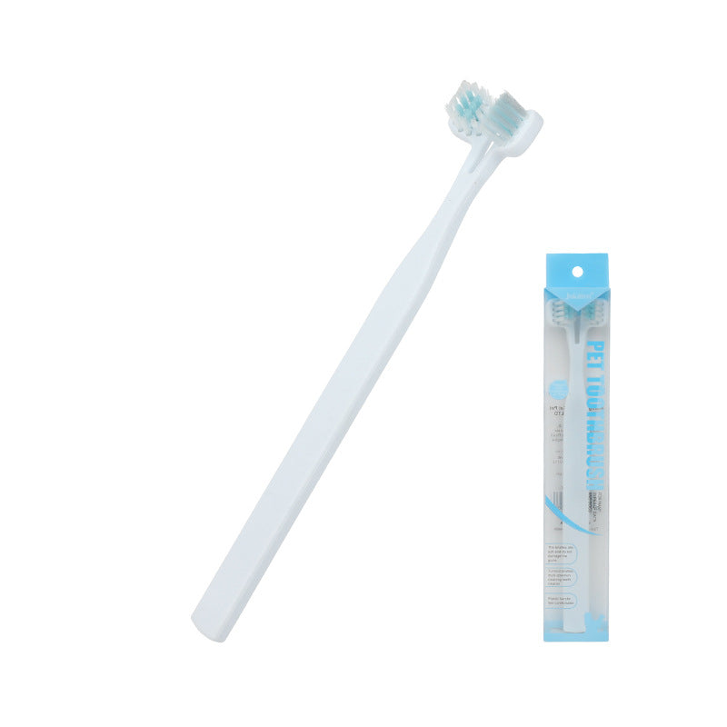 Double-Headed Pet Toothbrush for Dogs and Cats