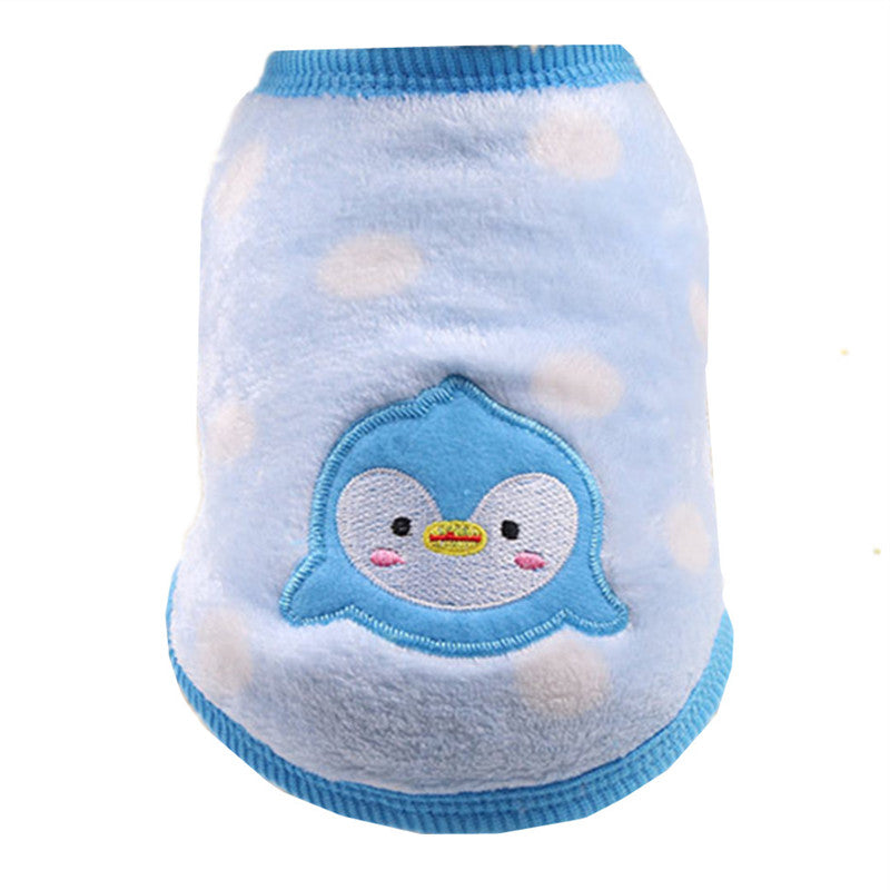 Flannel Teacup Dog and Cat Clothes for Small Pets