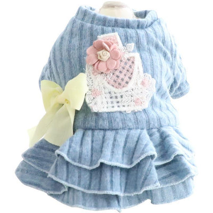 Cotton Padded Princess Skirt for Dogs and Cats