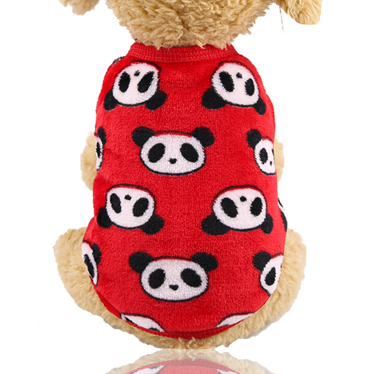 Flannel Teacup Dog and Cat Clothes for Small Pets