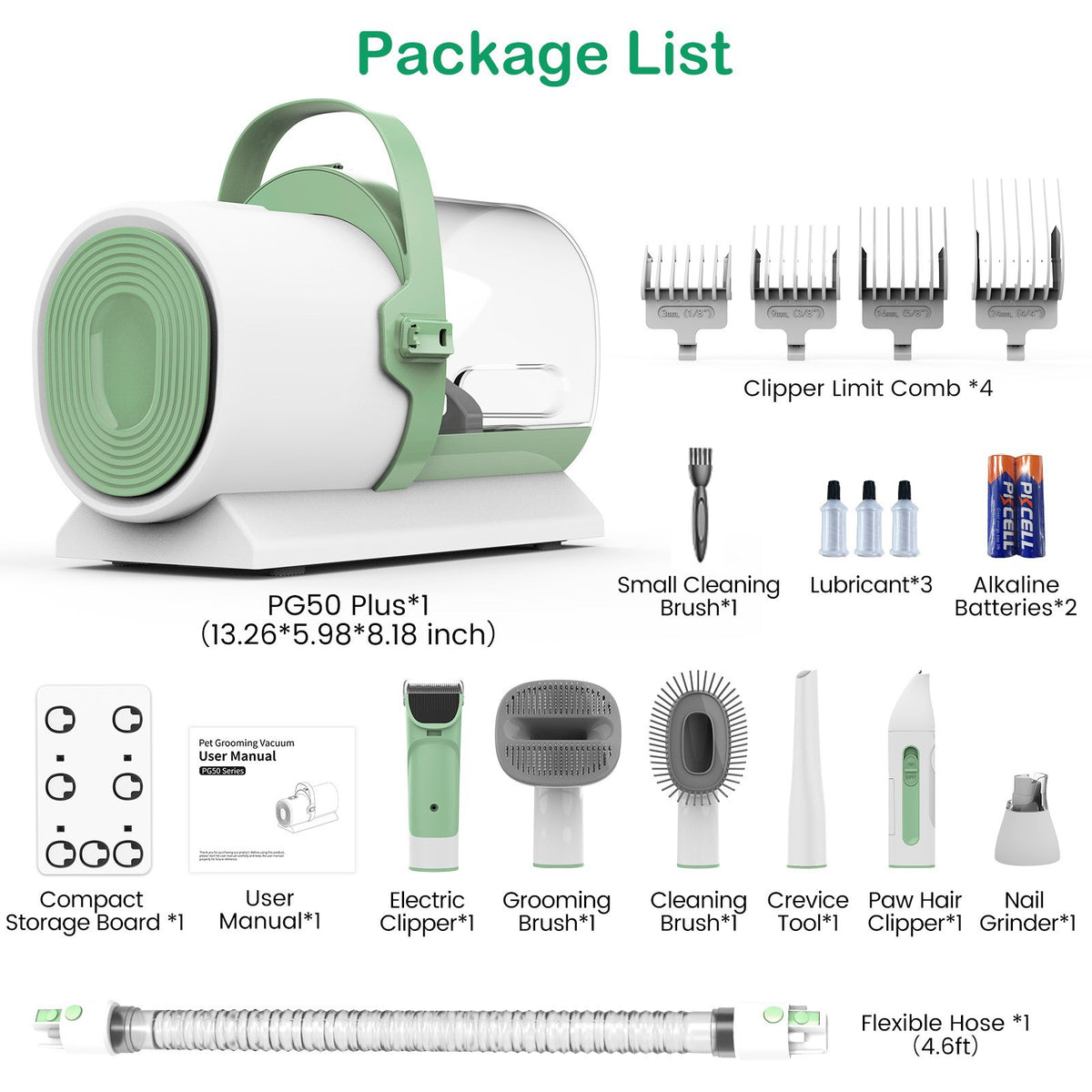 Pet Hair Remover Vacuum Grooming Machine