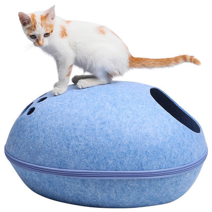 Pet House, Semi-Closed Washable Cat and Dog Bed