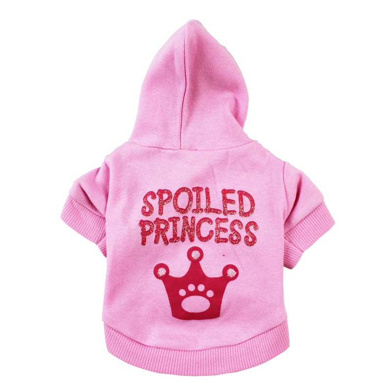 Pink Princess Hooded Outfit for Cats and Dogs