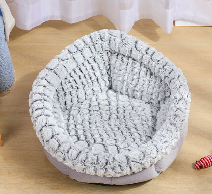 Universal Cat House for Small Dogs and Cats, Plush Bed