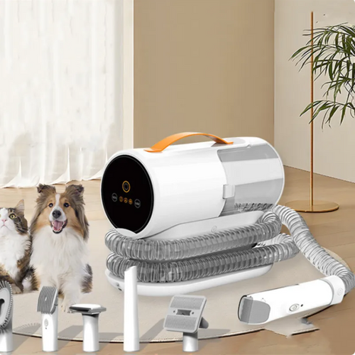 Pet Multifunctional Hair Grooming & Vacuum Cleaner, 600W, White