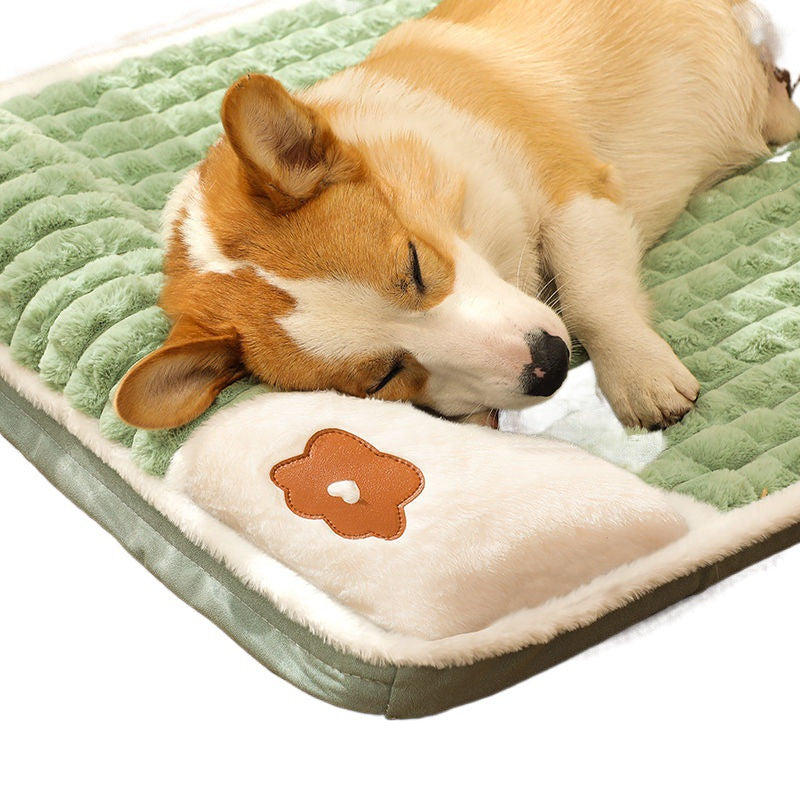 Pet Mat for Dogs and Cats, Removable Washable Bed