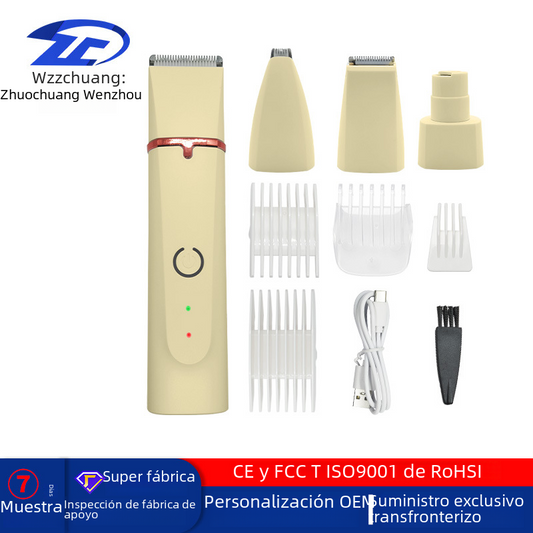 4-in-1 Electric Pet Grooming Kit for Cats and Dogs