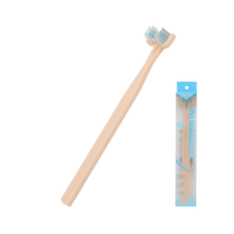 Double-Headed Pet Toothbrush for Dogs and Cats