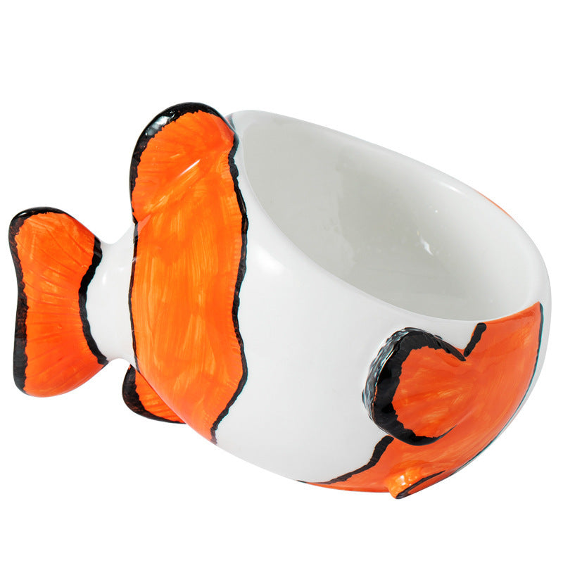 Cervical Spine Protecting Ceramic Cat Bowl