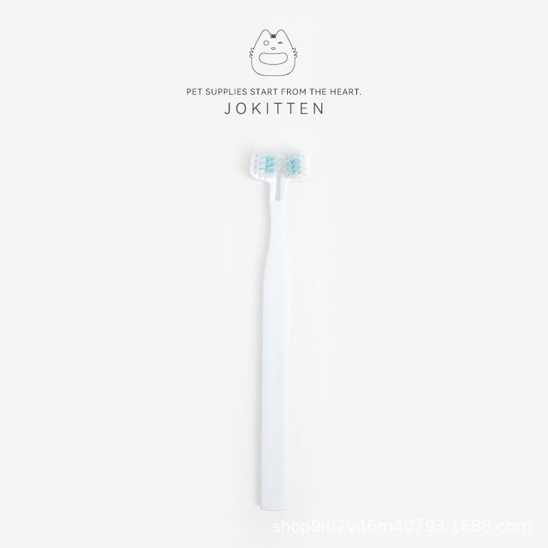 Double-Headed Pet Toothbrush for Dogs and Cats