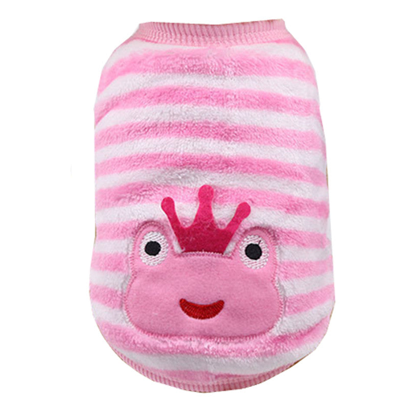 Flannel Teacup Dog and Cat Clothes for Small Pets