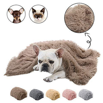 Double Layer Plush Pet Blanket for Dogs and Cats
