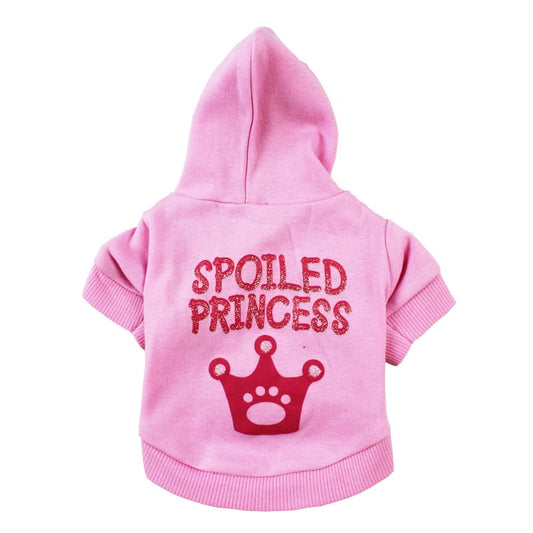 Pink Princess Hooded Outfit for Cats and Dogs