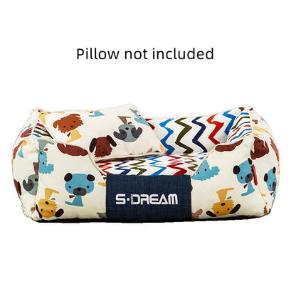 Large Removable and Washable Dog Cat Bed Mat
