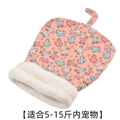 Winter Enclosed Cat Bed Tunnel for Pets