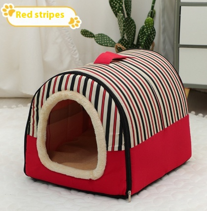 Portable Handle Pet Bed