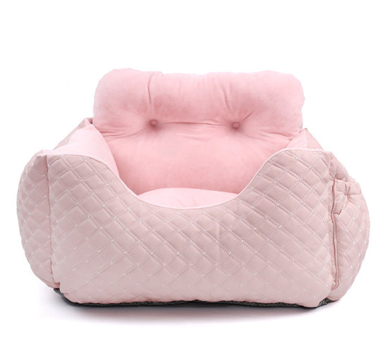 Portable Safety Seat for Pet Dog Car Travel