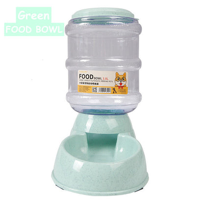 3.8L Gravity Pet Food Feeder & Water Dispenser Bowl