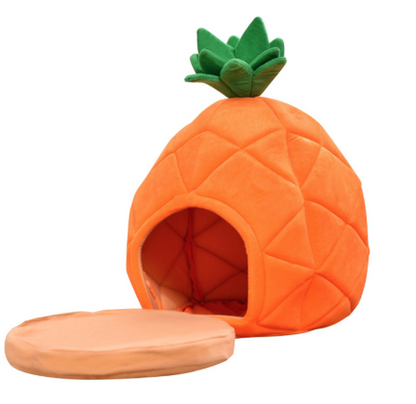 Cute Pineapple Dog and Cat Bed for Small Pets